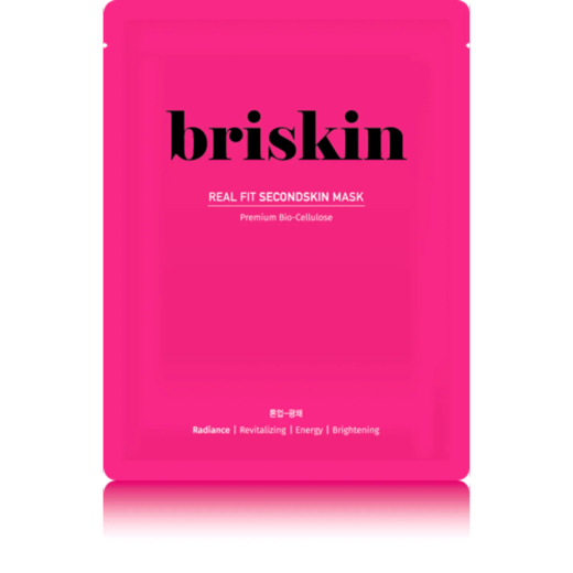 Briskin Real Fit Second Skin Mask Sheet Radiance 10 Sheets