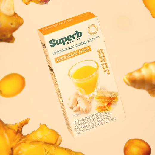 Superb recipe Ginger Shot 15 Sticks (15-day supply)