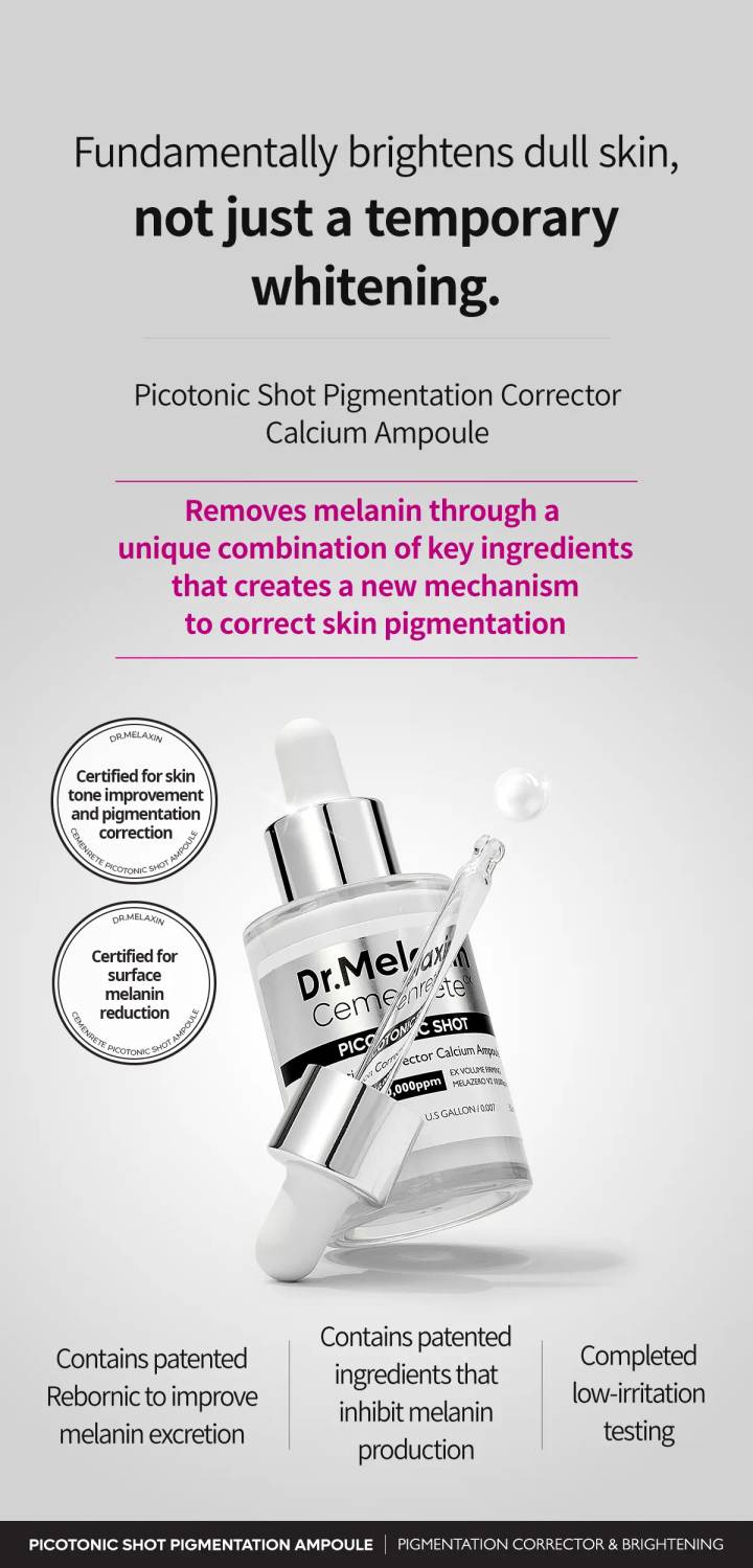 Dr.Melaxin Cemenrete Picotonic Shot  Pigmentation Serum 30ml