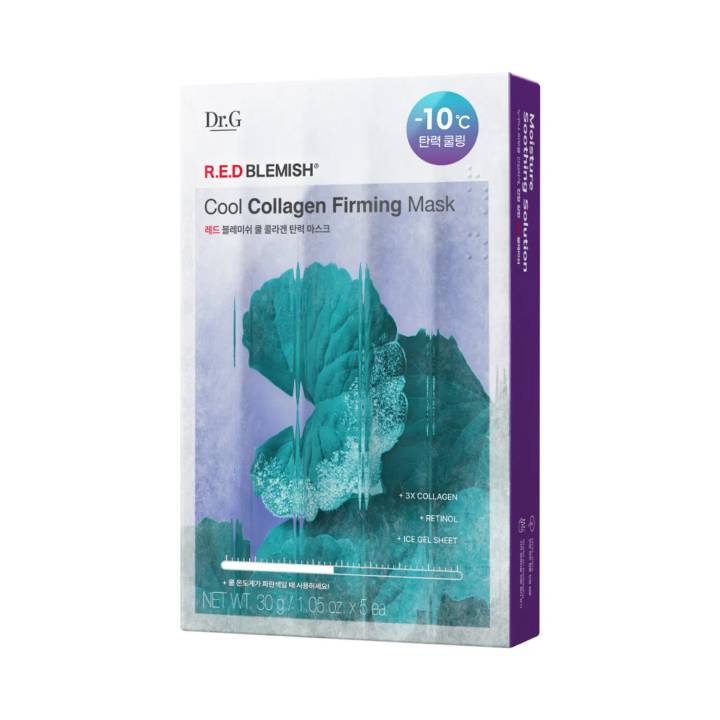 Dr.G Red Blemish Cool Collagen Firming Mask 5ea