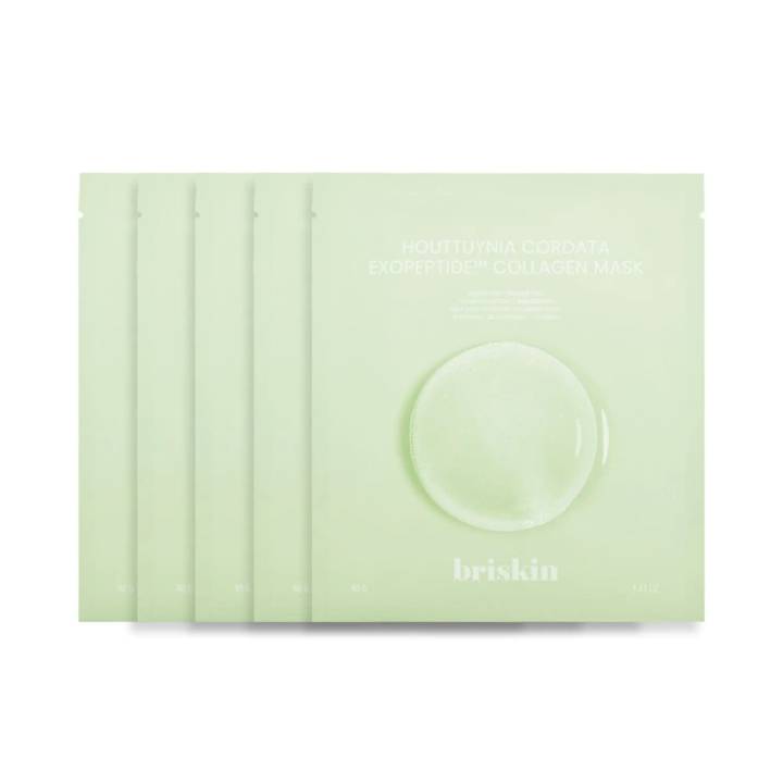 briskin Houttuynia Cordata Exopeptide Collagen Mask Sheet 5P