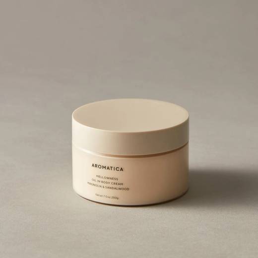 AROMATICA Mellowness Oil In Body Cream Magnolia & Sandanwood 200g