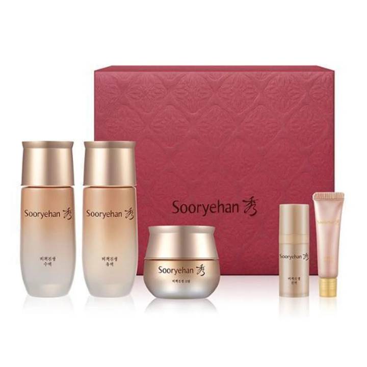 Sooryehan Bichaek True-Rejuvenating 3P Set (Toner 80ml+Lotion 80ml+Cream 30ml)