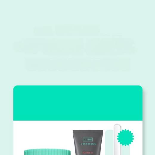 BRINGGREEN Tea Tree Cica Pore Clay Pack Strong 100g