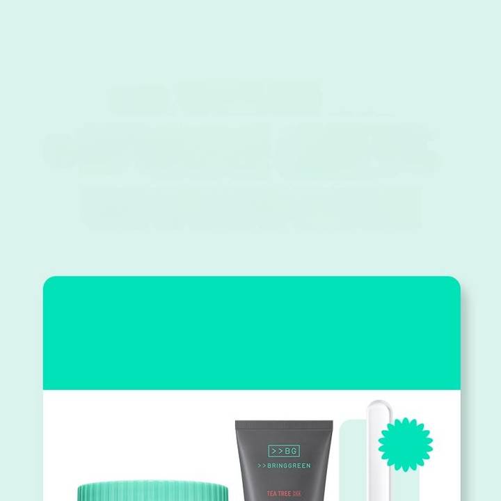 BRINGGREEN Tea Tree Cica Pore Clay Pack Strong 100g