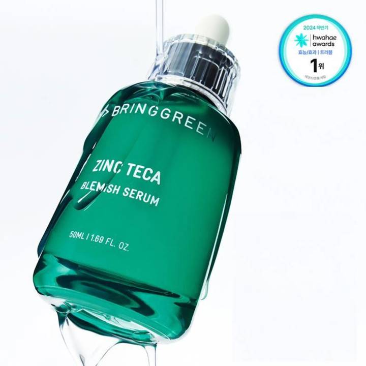 [Angyeong Mandu Edition] BRINGGREEN Zinc Teca Blemish Serum 50ml + 25ml Refill Set (+Angyeong Mandu Plush Keyring)