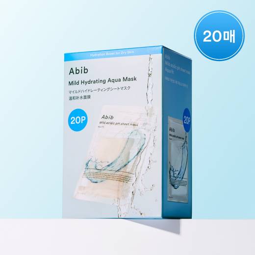 Abib Mild Acidic pH Sheet Mask (20 sheet) – Heartleaf /Aqua