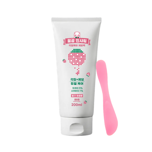 TeamSmore Honey Bear In-Shower Exfoliating Hair Removal Pack 200ml (Set/Single)
