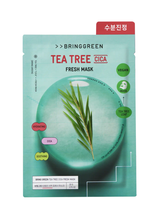 BRINGGREEN Fresh Mask Sheet 1P (3 Options)