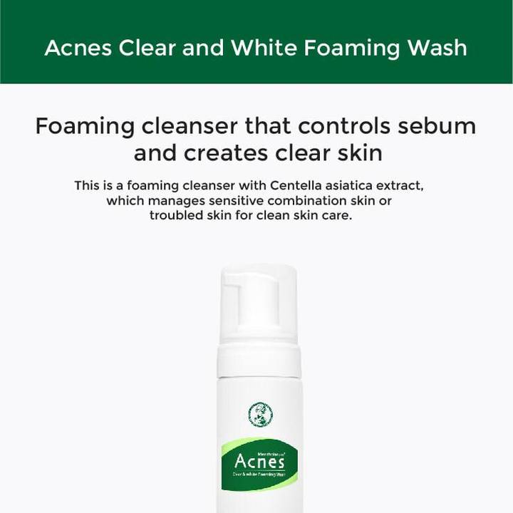 Acnes Clear and White Foaming Wash