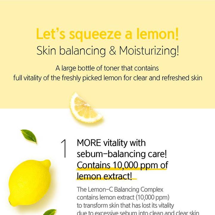 ItºS SKIN Lemon'C Squeeze Ampoule Toner 500ml
