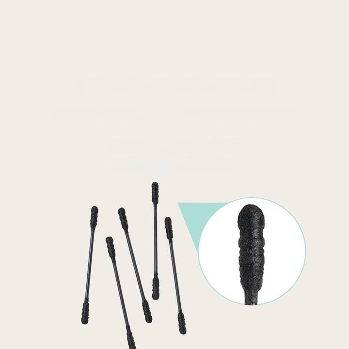 MILLI Black Paper Cotton Swabs (120P) by fili mili