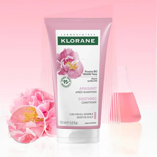 KLORANE Soothing Conditioner with Peony 150ml Set (+Peony Shampoo 100ml)