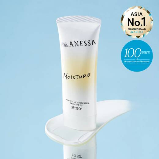 ANESSA Perfect UV Sunscreen Skincare Gel NB 90g Set (+15g+Quilted Bag)