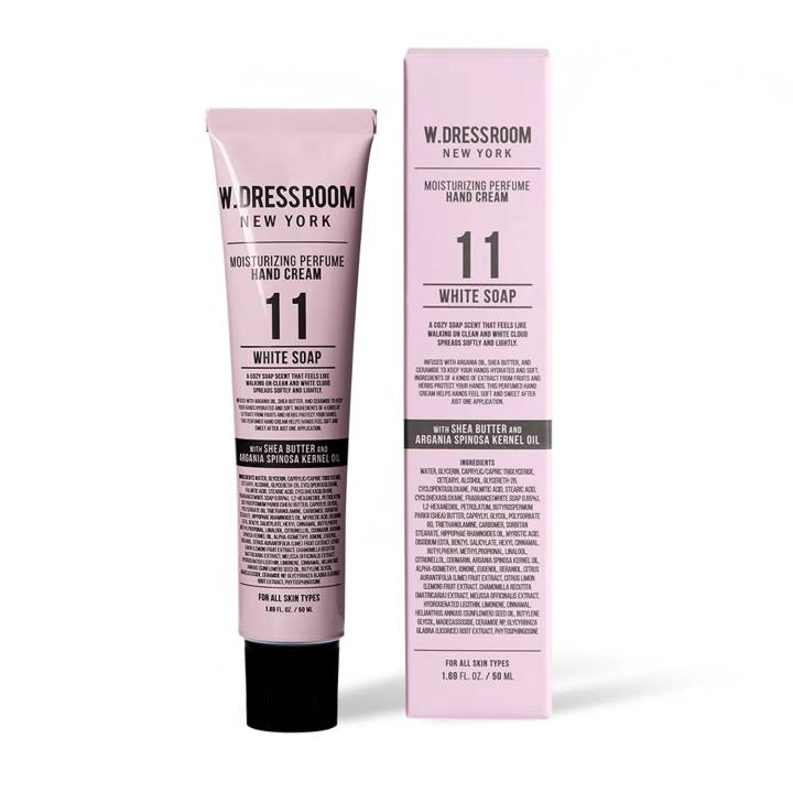 W.DRESSROOM Moisturizing Perfume Hand Cream 50g #11 White Soap