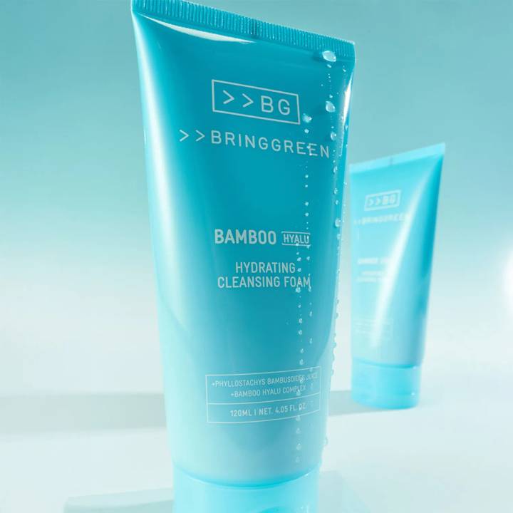 BRINGGREEN Bamboo Hyalu Hydrating Cleansing Foam 120ml Double Pack