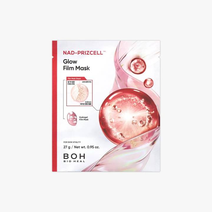 BIOHEAL BOH NAD-Prizcell Glow Film Mask (Single/Set)