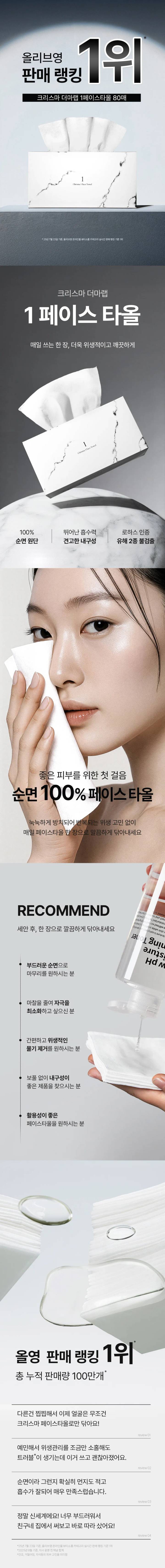 chrisma Face Towel 80 Sheets