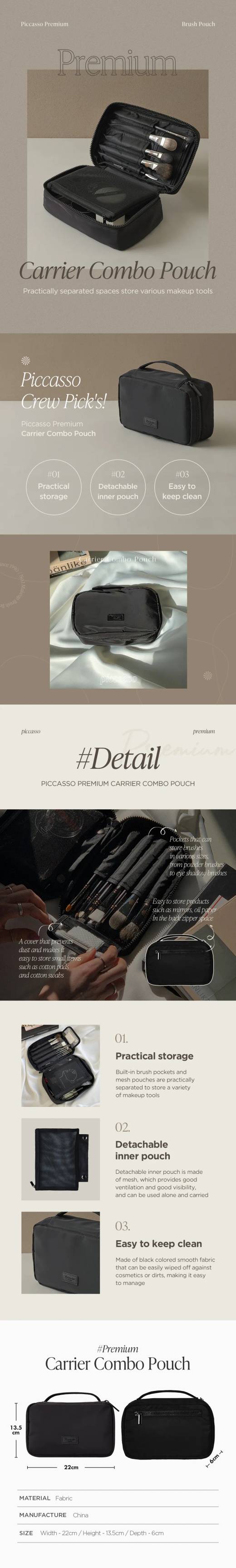 PICCASSO Carrier Combo Pouch