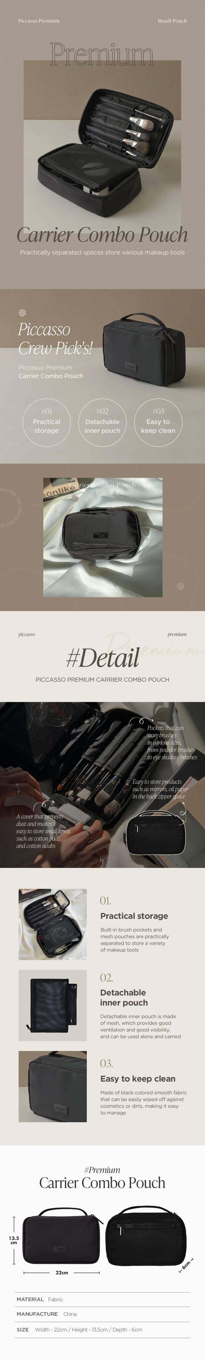 PICCASSO Carrier Combo Pouch