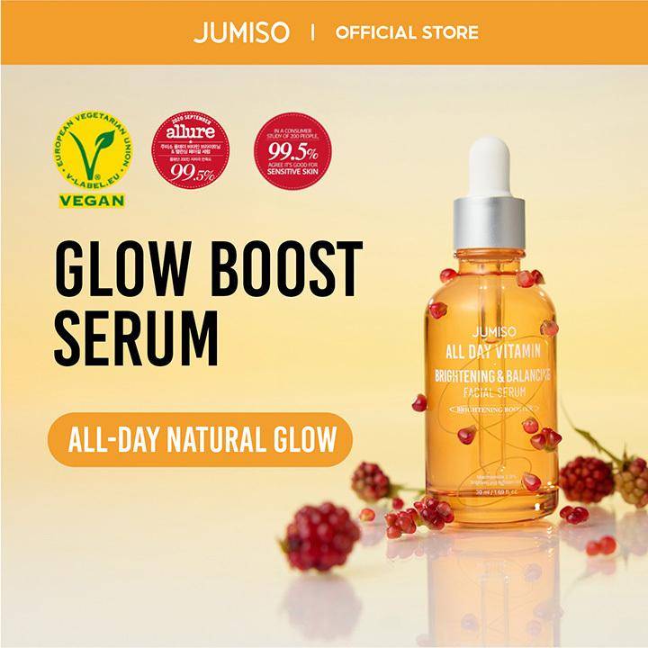 JUMISO All Day Vitamin Brightening & Balancing Facial Serum 30mL