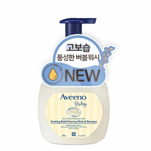 Aveeno Baby Soothing Relief Foaming Wash & Shampoo 400mL