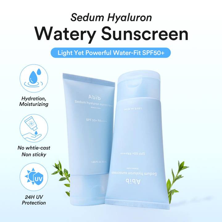 Abib Sedum Hyaluron Sunscreen Watery Tube 50ml