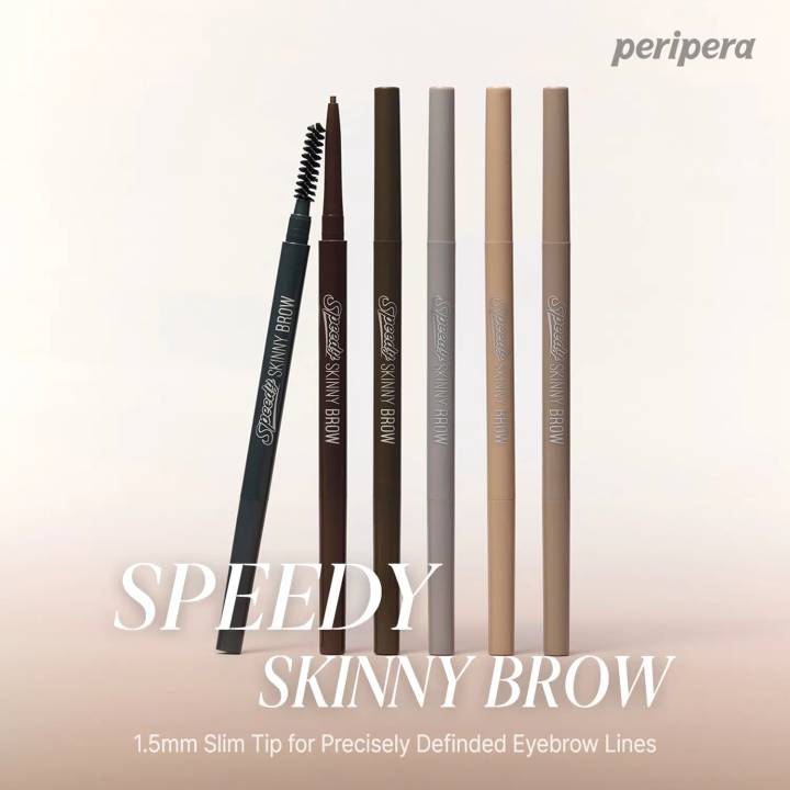 peripera Speedy Skinny Brow Double Set (1+1) (4 Colors)