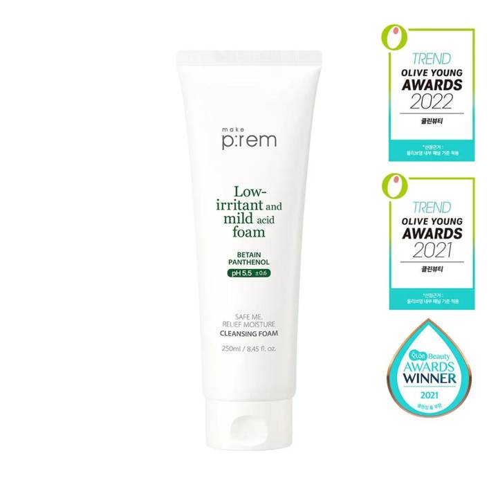 makeprem Safe Me Relief Moisture Cleansing Foam 250ml