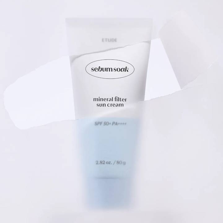 ETUDE Sebum Soak Mineral Filter Sun Cream 50ml 1+1 Set