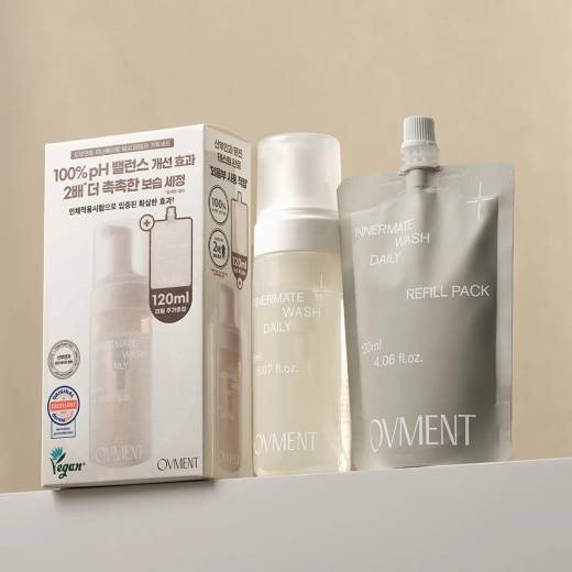 ovment Innermate Wash Daily 150ml Set (+Refill 120ml)