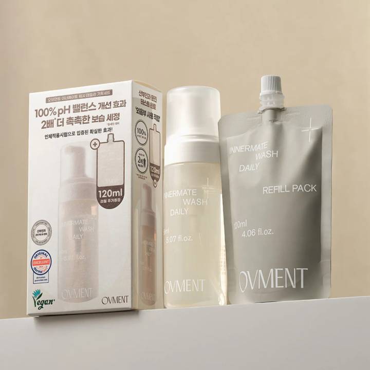 ovment Innermate Wash Daily 150ml Set (+Refill 120ml)