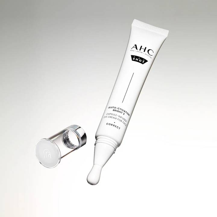 AHC Pro Shot GlutA-ctivation Bright 3 Capsule-Infused Eye Cream For Face 30ml Special Set (+Serum 10ml)
