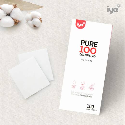IYA 100% Cotton Pads 100P