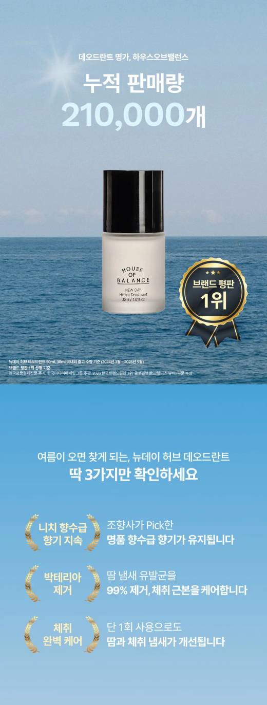 House Of Balance New Day Herbal Deodorant (Roll-On) 30ml