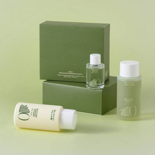 anillo Patchouli Garden Damage Repair Travel Set (Shampoo+Treatment+Essence)