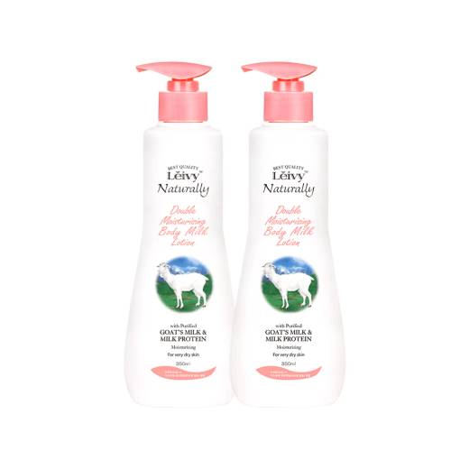 Leivy Double Moisturizing Body Milk Lotion Double Pack (350ml+350ml)