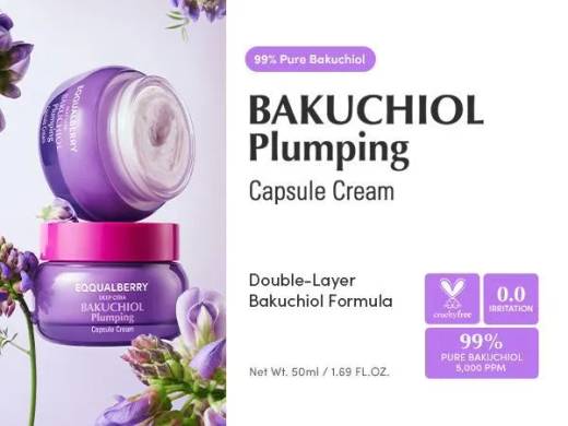 EQQUALBERRY Bakuchiol Plumping Capsule Cream 50ml