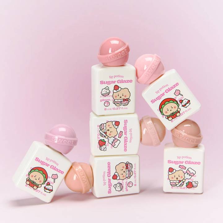 Alternative stereo Lip Potion Sugar Glaze Tint (Set/Single) (24 Colors)