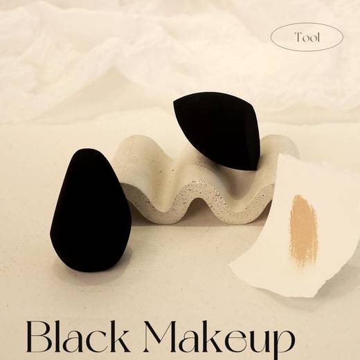 PICCASSO Black Makeup Sponge