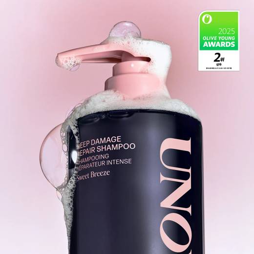 UNOVE Deep Damage Repair Shampoo 500ml (Sweet Breeze/Rosy Aura)