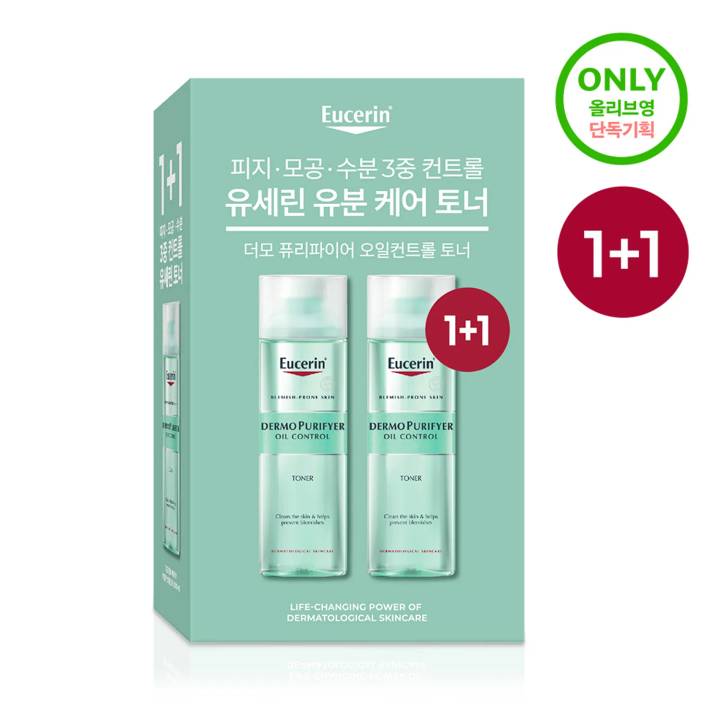 Eucerin Dermo Purifyer Oil Control Toner 200ml 1+1 Set