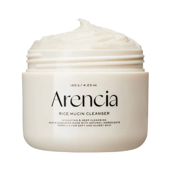 Arencia Rice Mucin Cleanser 120g Set (+Green Cleanser 15g)