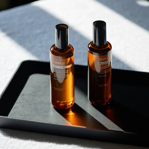 Skin U INNO:SCENT Deep Musk Body Oil 130ml Set (+Body Guasha)