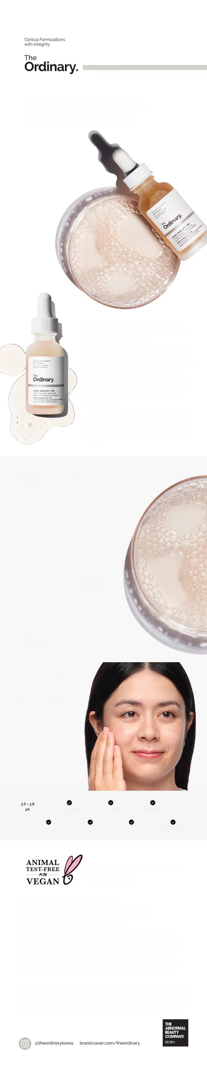 The Ordinary Lactic Acid 10% + HA 30ml