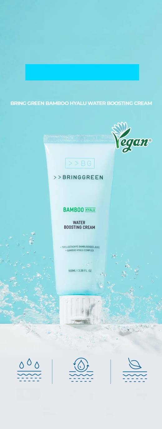 BRINGGREEN Bamboo Hyalu Water Boosting Cream 100ml