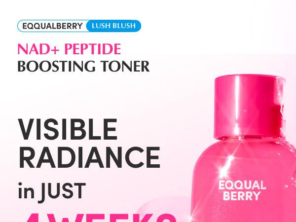 EQQUALBERRY NAD+ Peptide Boosting Toner 150ml