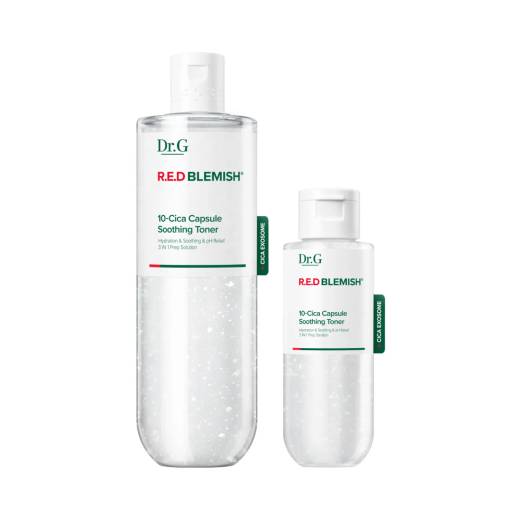 Dr.G Red Blemish 10-Cica Capsule Soothing Toner 300ml Set (+100ml)