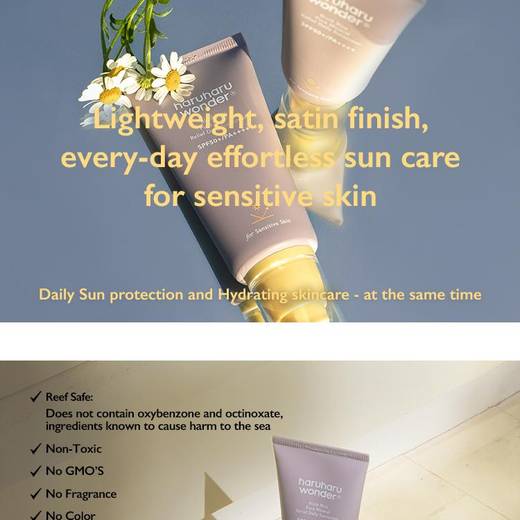 Haruharu wonder Black Rice Pure Mineral Relief Daily Sunscreen Duo