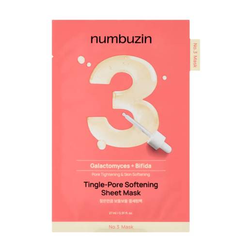 numbuzin Sheet Mask 20EA (No. 1 Pantothenic B5 Hyaluronic Mask, No. 3 Tingle Pore Softening Mask)
